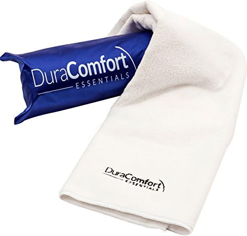 Кърпа за коса DuraComfort Essentials от Сверхпоглощающей микрофибър за предпазване От резба, Голям, 41 x 19 см