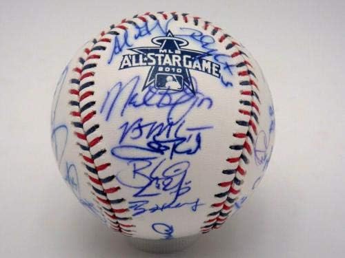 2010 Екипът на всички звезди Nl Подписа автограф 32-годишният Рой Халладея серии + сертификат на Mlb. - Бейзболни топки с автографи