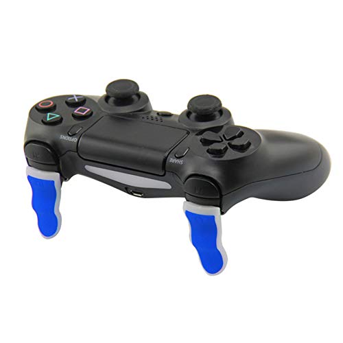 1 Чифт Разширители на спусъка L2 R2 Бутона Удължител Сензорна ръкохватка за контролер Playstation 4 PS4 (Син черен)