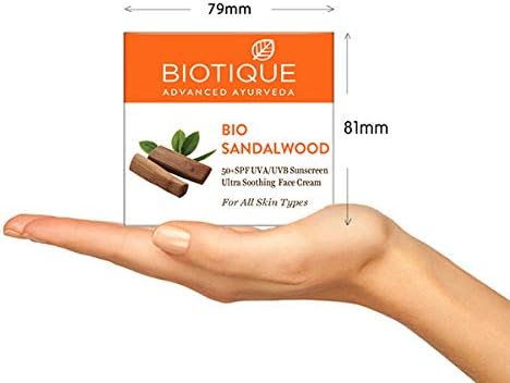Слънцезащитен крем за лице и тяло Biotique сандалово дърво 50 Г