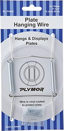 Поставка за чинии с винил тапицерия Plymor White, 4,625 В x 2.5W x 0,5 Г (за чинии 5 - 8), опаковка от 12