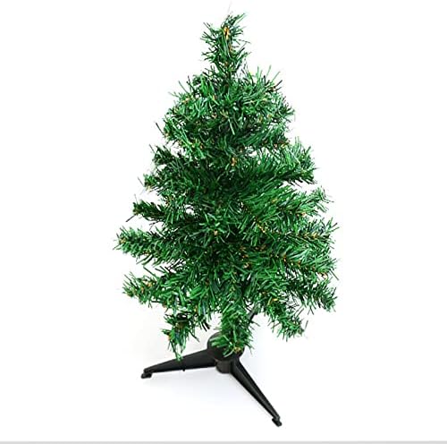 Мини Коледно Дърво, Малка Коледна Елха, Изкуствена Коледна Елха, 12-инчов Коледна Миниатюрна Бор за Настолни Бижута