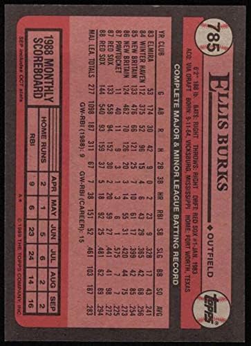 1989 Топпс 785 Елис Berks на Бостън Ред Сокс (бейзболна картичка) NM/MT Red Sox