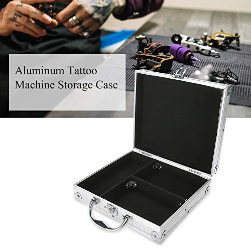 Natudeco TattooKit Box Калъф За Татуировка-на пишеща Машина Кутия За Съхранение на Професионална Алуминиева Кутия За Татуировки