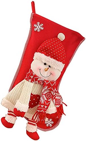 YIISU VUEKOB Модни Коледни Чорапи Подаръчен Пакет С Коледните Модел Коледна Украса