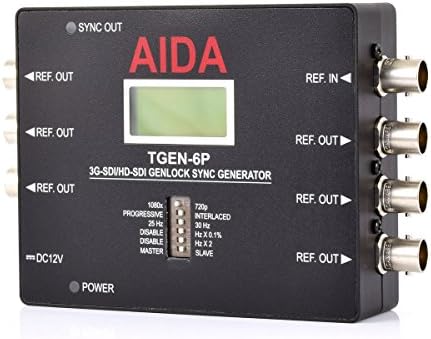 Генератор референтен синхронизация на AIDA Imaging TGEN-6P 3G-SDI/HD-SDI GENLOCK GENLOCK