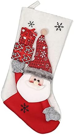 Подарък Чорапи с шоколадови Бонбони, Персонални Чорапи за Камината, Плюшени Коледна Украса за Дома и Партита, Аксесоари за