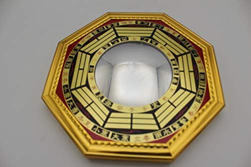 EastMeetsWest 6,4 Китайската Източна Защита На Фън Шуй Домашен Златен Bagua Куполна Огледало