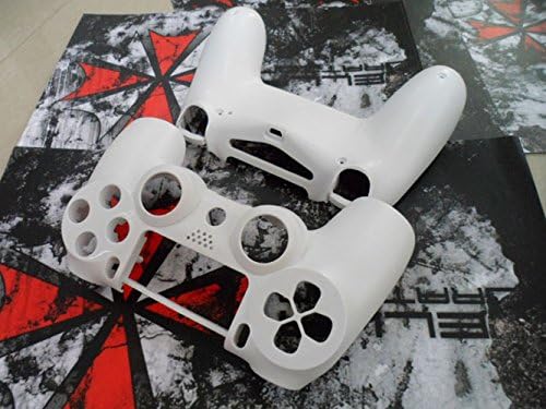 YHC Взаимозаменяеми Матиран Корпус Част на Корпуса Калъф за PlayStation 4 PS4 Контролер DualShock 4 Цвят Бял