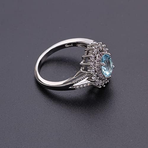 2023 Нов Пръстен с Розов Кристал и диамантен пръстен, Популярно Модно Годежен Лесно Луксозно Пръстен на Висококачествени,