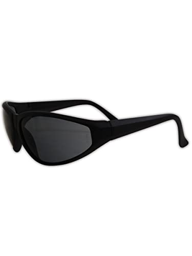 Защитни очила MAGID Y80BKGY с Скъпоценния камък Оникс, Сиви лещи и черна дограма (Един чифт)