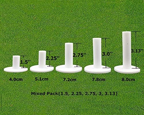 Гумени тениски за голф FINGER TEN Driving Range Стойност 5 опаковки, Смесени размер или 5 еднакви размери за тренировъчен подложка