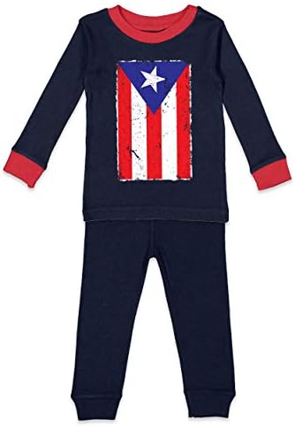 Флаг Пуерто Рико - Комплект от Детски ризи и Панталони Strong Proud