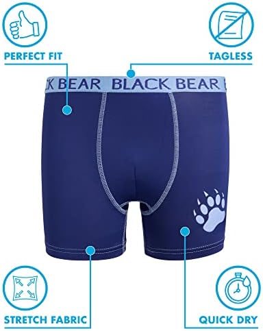 Бельо за момчета Black Bear - 4 опаковки Компрессионных боксови страхливци Performance (4-18)