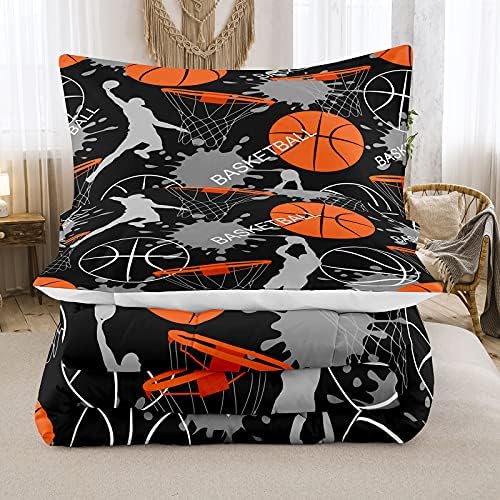 Бодхи, 3D Баскетболното Спортно Одеяло, Геймерский Комплект Спално бельо за момчета-тийнейджъри, Детски Комплект Спално бельо