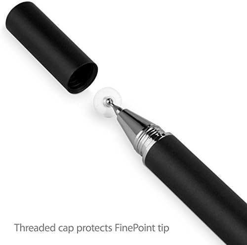 Стилус за HP ProBook 440 G6 (Stylus Pen от BoxWave) - Капацитивен стилус FineTouch, Сверхточный Стилус за HP ProBook 440 G6 - Черно jet black