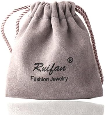 Ruifan4PRS Бижута за Пиърсинг на Веждите Извити Барабани с Лъжичка/Шипом Комплект Козелок За Вежди Пръстен за Устни 16 г 16