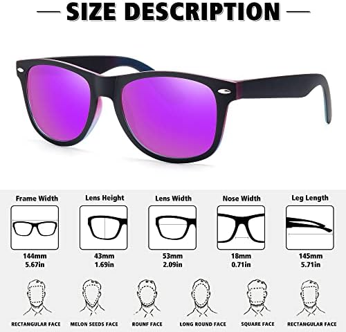 MEETSUN Поляризирани Слънчеви Очила за Мъже Жени Класически Ретро Слънчеви Очила За Шофиране Защита от Uv