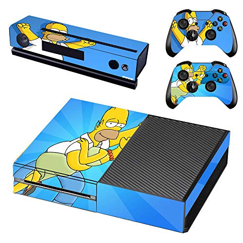 Комплект кожи Simpsons за Xbox One, в пълен размер на Лицеви панели, Скинове за конзола и контролер, Етикети-прозорец