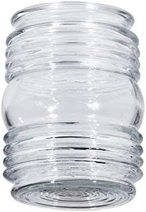 Лампион от прозрачно стъкло B&P Lamp® 4 1/2 в Ретро стил, Универсален