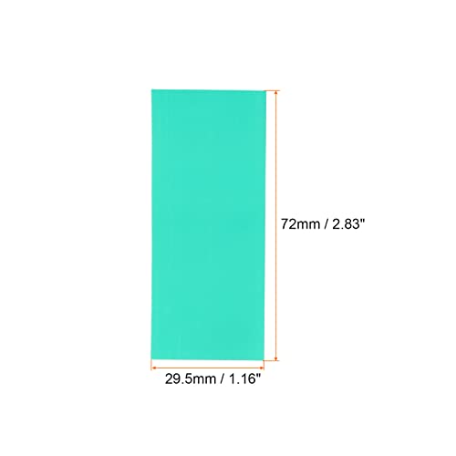 Свиване тръба Rebower, Тънка обвивка за батерията, PVC, [за електрически батерии 18650, екстремни] - 29,5 мм, плоски, с дължина 72 мм /Зелена / 20 бр.