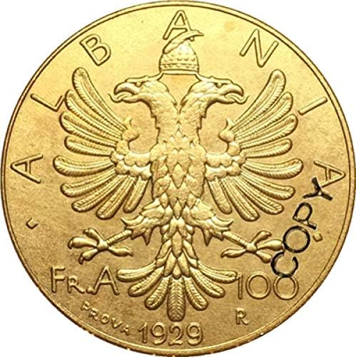 Монета на повикване Франция 5 Франка - Копие от Монети на Наполеон III 1861 Г. Копие Подарък за Него Колекция от монети