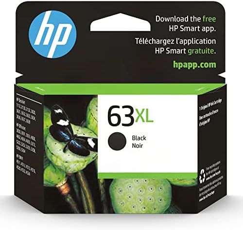 HP 63XL Черно мастило + фото хартия HP Everyday, Лъскава, 25 Листа, 8,5x11