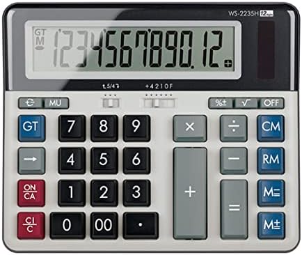 Настолен калкулатор CUJUX Компютърен Клавиатурата калкулатор Банково финансово среща Офис на тестов компютър (Цвят: