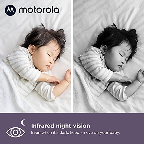 Motorola Baby Monitor VM64-Видеоняня с Wi-Fi диагонал от 4,3 инча с камера HD 1080p - се Свързва с приложението