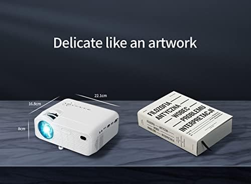 Sainyer WiFi Проектор с 200 ANSI люменами и проектор за домашно кино, Full HD 1080P, 200 Дисплей на Преносим Проектор,