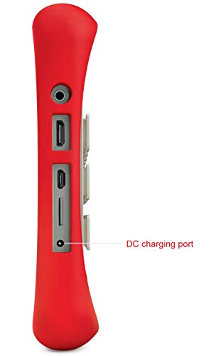 Кабел за зареждане Smays за NABI 2 II NABI2-NV7A NABI2-NVA, в Ярко Червен цвят, дължина 6,5 метра USB-DC-RD