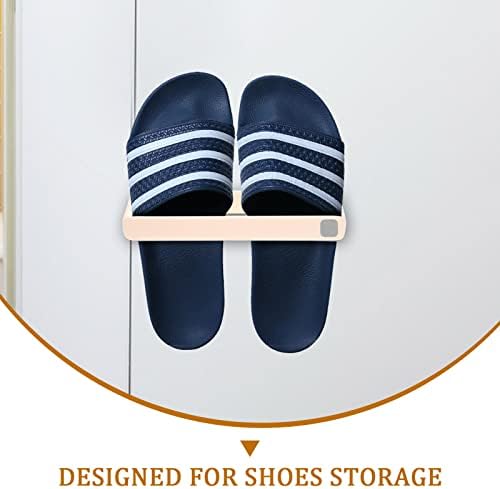 LOGOFUN 4 бр. стенни закачалка за тапочек, подвесная рафт за обувки, самоклеящийся титуляр за съхранение в домашна банята