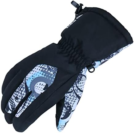 Qvkarw Дамски Ръкавици със сензорен екран, мъжки Ръкавици за каране на Сноуборд, Зимни Ски ръкавици, зимни и дишащи