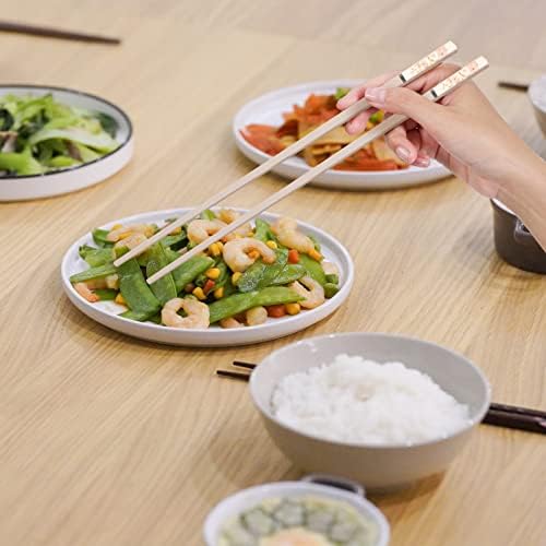 BESTonZON 5 Чифта Дълги Декоративни Пръчици за хранене на Housewarming, за прибори, Азиатски ястия за Суши, Лека Класическа