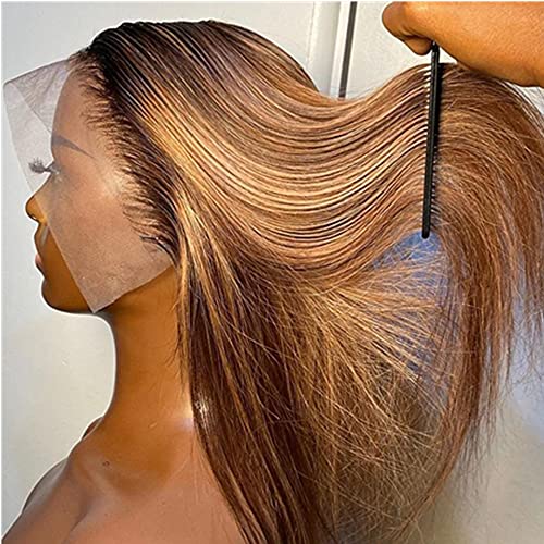 JYZ Маркирайте Директни Перуки, изработени от Човешка Коса на Дантели 13X4 за черни жени, Бразилски естествена Коса 150% Плътност,