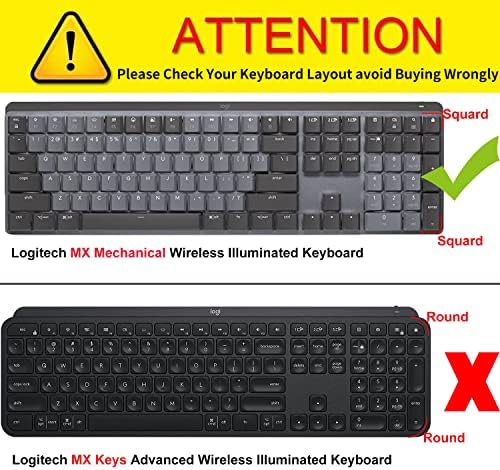 Покритието на клавиатурата за механична безжична клавиатура Logitech MX с подсветка, Защитен филм за механична клавиатура