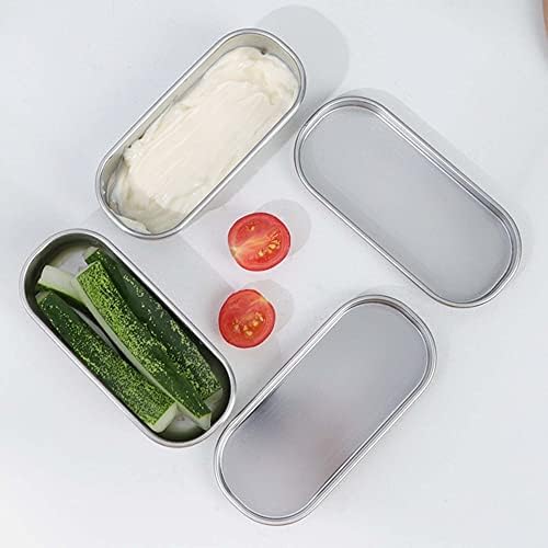 Echeson Открит Преносим Обяд-Кутия от Неръждаема Стомана За Съхранение на Хранителни продукти