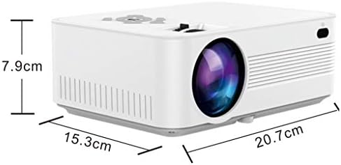 Мини-Шрайбпроектор GPPZM, Мултимедиен видео проектор за Домашно Кино с Кабел, Пълен видео проектор