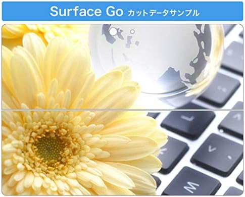 стикер igsticker Калъф за Microsoft Surface Go/Go 2 Ультратонкая Защитен Стикер за тялото Skins 000924 Flower Keyboard