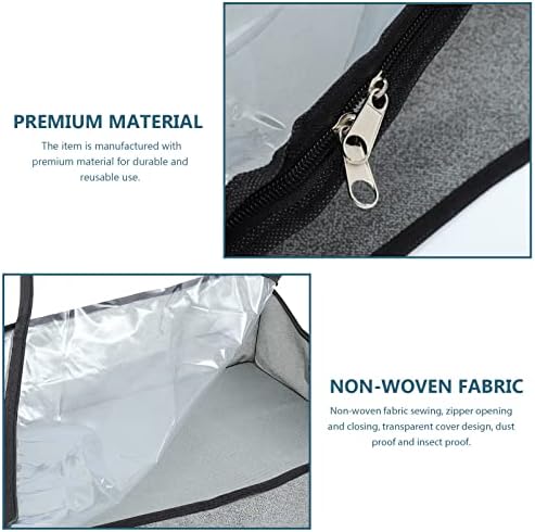Zerodeko Чанта За съхранение на Стеганого Завивки Плат Пухени Органайзер за Одеяла Големи Чанти За Съхранение за Носене