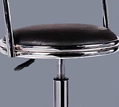 Творческа Лесна и Проста атмосфера Мултифункционален стол с облегалка от изкуствена кожа, Регулируема по Височина Работно Стол