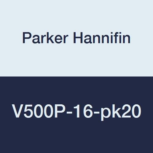 Промишлен сферичен кран Parker Hannifin V500P-16-pk20, уплътнение от PTFE, 600 паунда на квадратен инч, Вътрешна резба 1 x вътрешна резба 1, Месинг (опаковка от 20 броя)