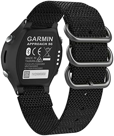 Еластичен 15 мм спортен найлонов каишка за часовник Каишка за Garmin Approach S6 смарт часовници за Garmin Forerunner 735XT/220/230/235/620/630 Каишка за часовник