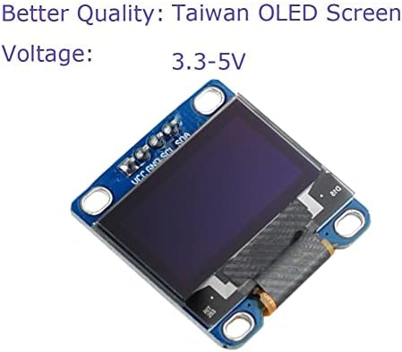 DIYmall 0,96 Инчов Син OLED-модул I2C IIC Сериен 128x64 LCD led дисплей за Arduino Micro: малко 51 MSP420 STIM32 SCR