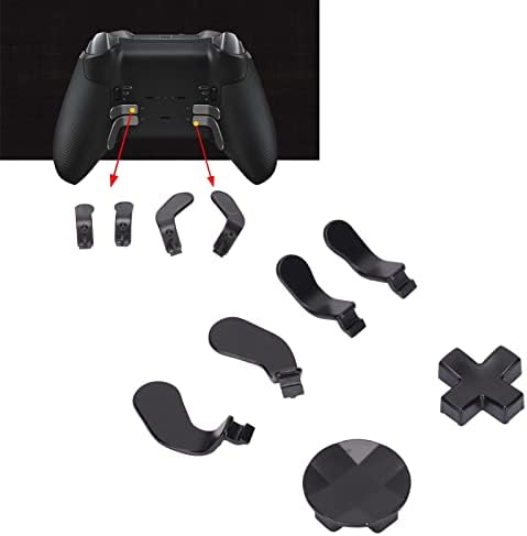 Комплект аксесоари за Xbox Elite Controller 2, scuf, Накладки на задния панел, Метални D-образни облицовки от Неръждаема