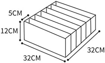 DJLSS Кутия за съхранение на бельо и сутиени, кутия за съхранение в гардероба, дизайн преграда с решетка