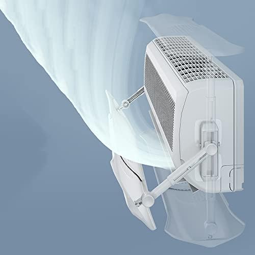 Трайни Вентилационни прегради ROSG от Бяла Пластмаса, Регулируеми за въздуховода с Общо предназначение, Странични Стенни Климатици