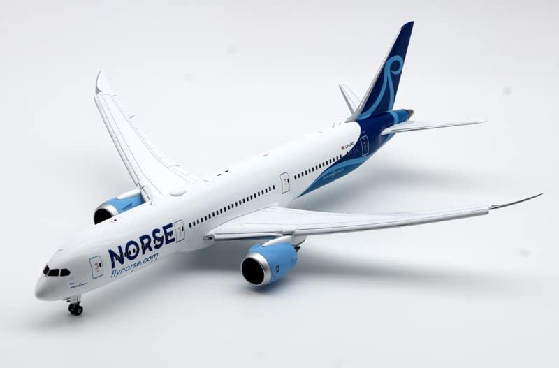 JC Wings Norse за Боинг 787-9 LN-LNO Затваря подвижни капаци 1/200 ПОДАДЕНИ ПОД НАТИСКА на самолети, Готови модел