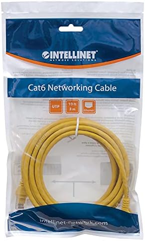 Мрежови решения Intellinet Cat6 RJ-45 Штекерный /RJ-45 Штекерный UTP Мрежов кабел, 3 фута (342346)