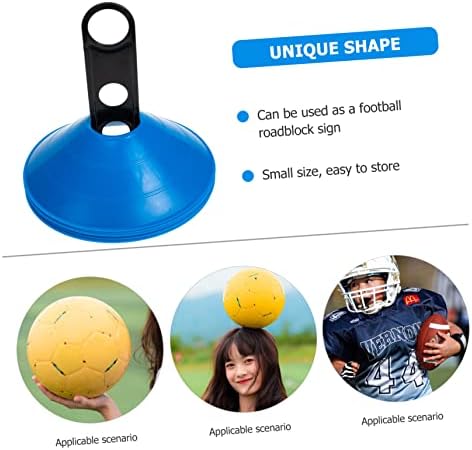 INOOMP 1 комплект футболен тренировъчен бътерфлай Футболна топка за деца, тренировъчен диск за сръчност, футболни спортни